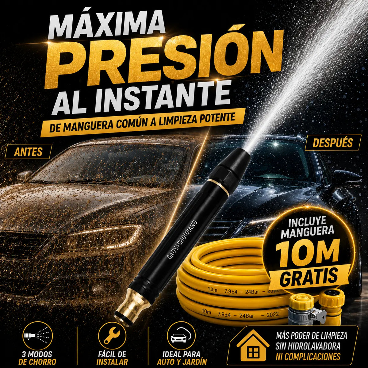 Boquilla de alta presión